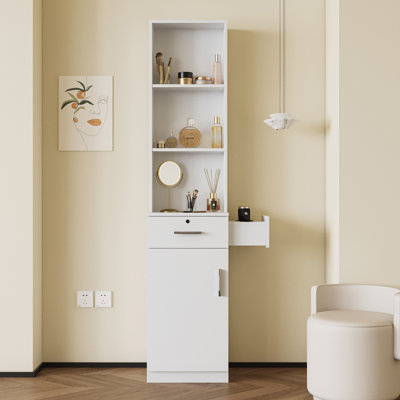 Modern Simple Hair Desk, Multi-Layer Storage, Large Storage Space