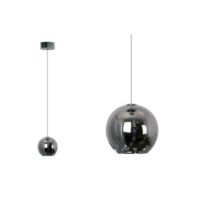 Fashion 1 - Light Black LED Dome Pendant