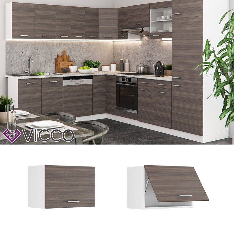 Kader 40cm H x 60cm W x 31cm D Particleboard Base Unit, Grey