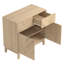 Milan 78.8 Cm Wide 2 Drawer Sideboard-91717252