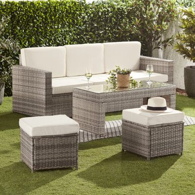 Noran 5 Seater Rattan Sofa Set