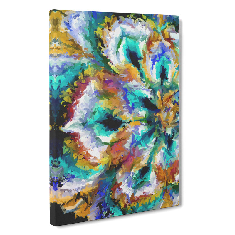 Escaping The Sea Abstract - Wrapped Canvas, 76cm H x 50cm W x 3cm D