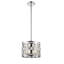 Lustre cylindrique unique / remarquable à 3 lumières avec accents de cristal Delphina-640795193-640795198
