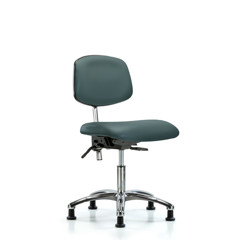 Chaise de travail Koa, Bleu Colonial, Patins, Inclus