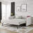 Upholstered Daybed with Vertical Channel Tufting, Pull-Out Trundle, Linen Beige, 3-in-1 Sofa Sleeper-406714411