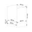 Oven base cabinet in white