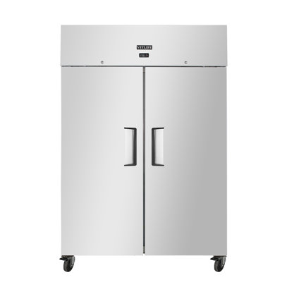 VITLIFE 54" W Commercial Reach-in Refrigerator, Double doors, Auto-Defrost, 46 cu. ft. Top Mounted, Stainless Steel Upright  Refrigerator for Restaura | Fridge.com