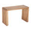 Ensemble de 2 bancs d'extérieur extensibles en bois massif