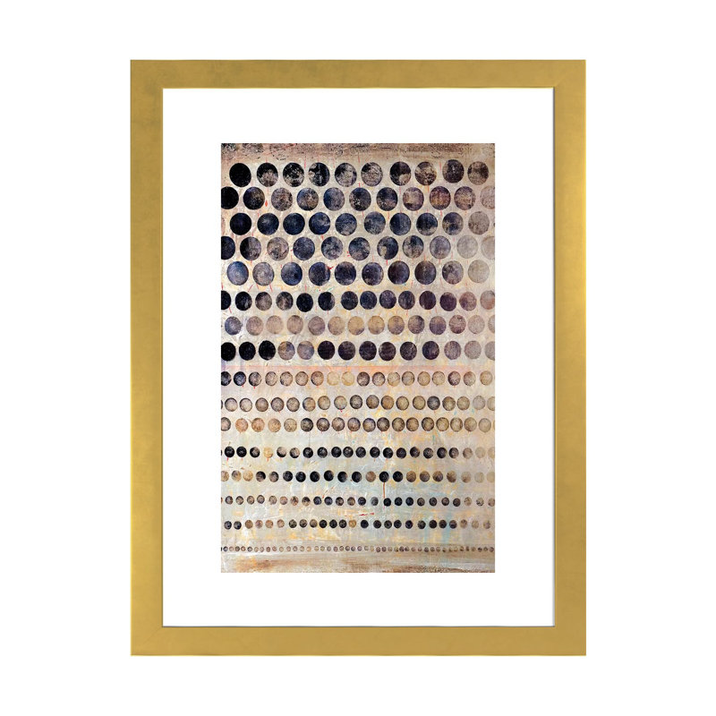 « Moon Shadow »-impression, H 32 po x l 24 po x P 1 po, Papier beaux-arts encadré doré
