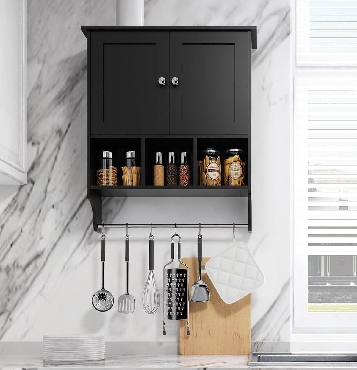 Winston Porter Abiona Wall Mounted Required Bathroom Storage | Wayfair