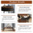 2-piece Metal Nightstand with Storage-98271348