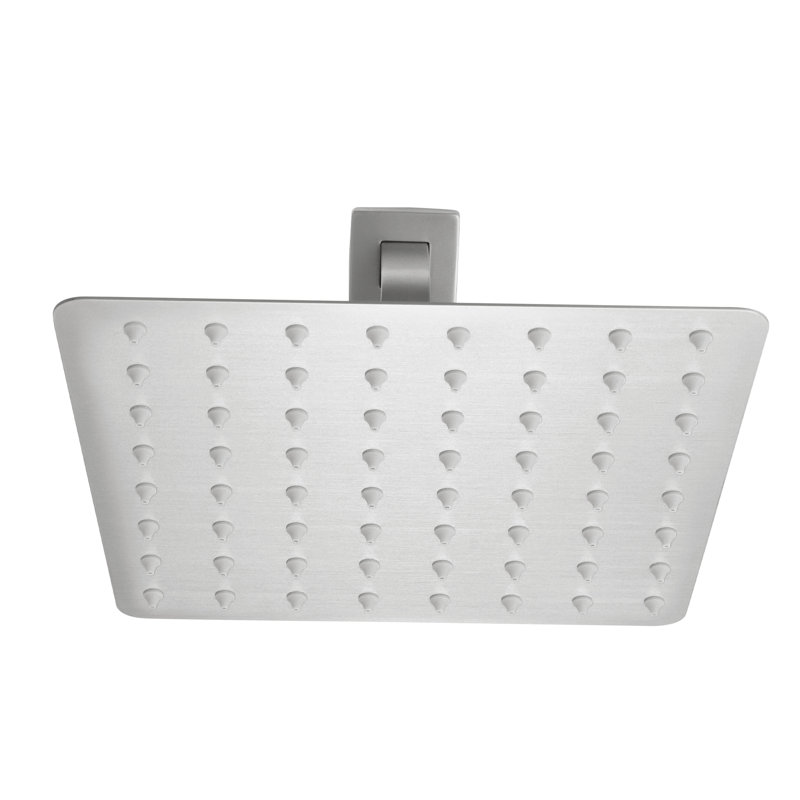 Motif à 1 jet de 2,5 gallons par minute Pomme de douche murale fixe, Nickel brossé