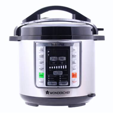  WMF Perfect Plus Pressure Cooker 2.5L with Insert Ø 22 cm Made  in Germany Inside Scale Cromargan Stainless Steel Suitable for Induction  Hobs : Home & Kitchen