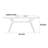 Rectangular rock slab dining table-351096666