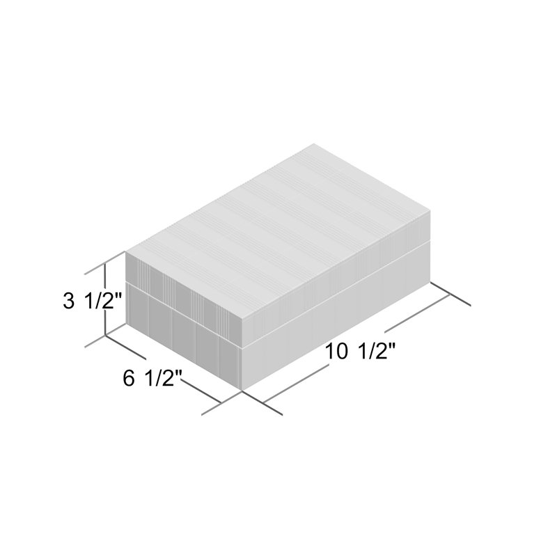 Box, 3.5" H x 10.5" W x 6.5" D