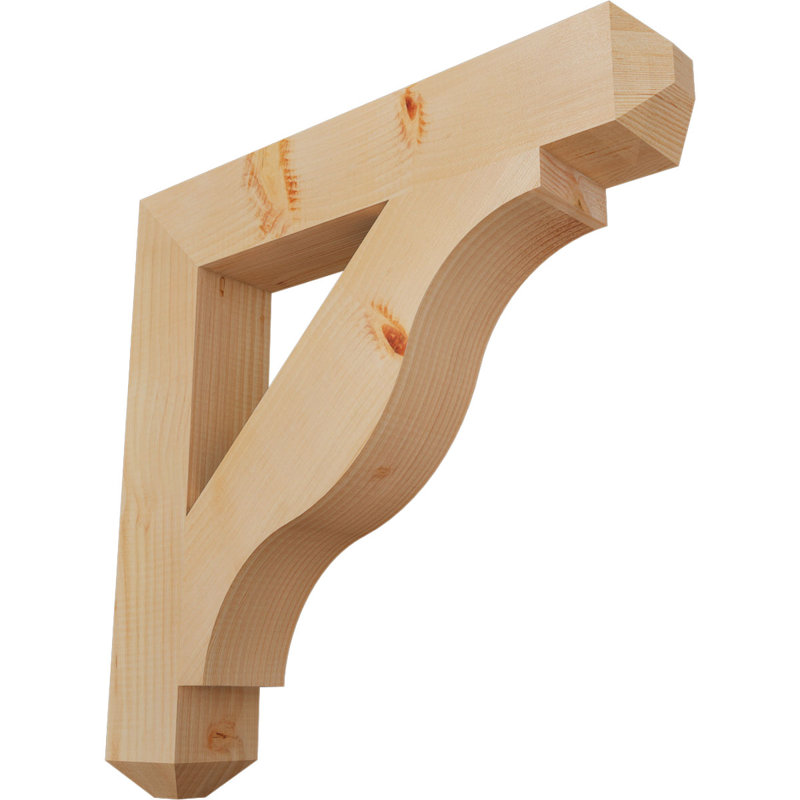 Support l 3 3 po x P 24 po x H 24 po Funston Craftsman, sapin Douglas, H 24 po x l 3,5 po x P 24 po, Sapin de Douglas, Lisse
