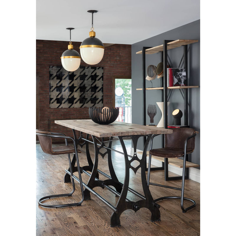 1 - Light Pendant, 33.5" H x 8.5" W x 8.5" D