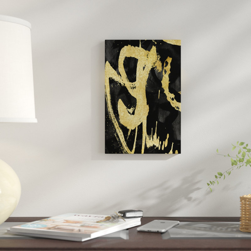 « rambunctious ii », reproduction sur toile, H 26 po x l 18 po x P 1,5 po, Pas de tapis, Toile tendue