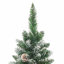 Artificial Slim Christmas Tree with 300 LEDs Green-408597779