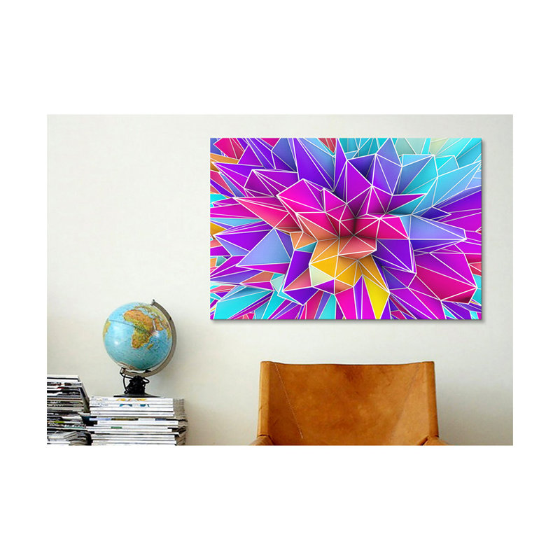 « kaos pop », impression sur toile, H 8 po x l 12 po x P 0,75 po
