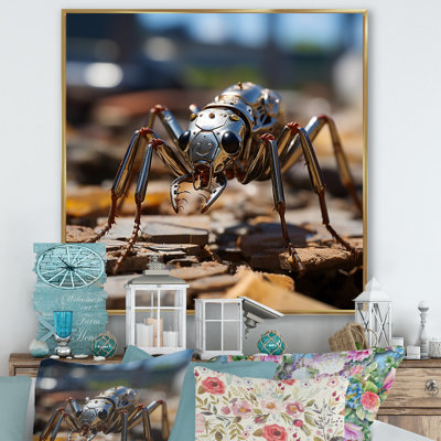 Fourmis industrielles III sur toile