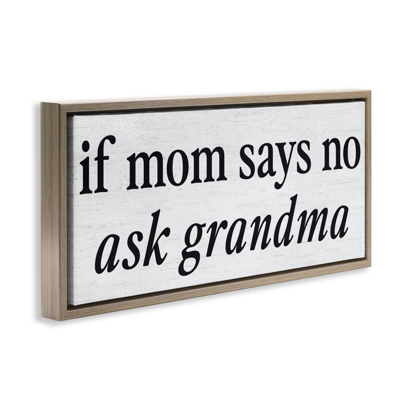 Cadre flottant Ask Ask Grandma, Cadre flottant orme Montalcino, H 14 po x l 31 po