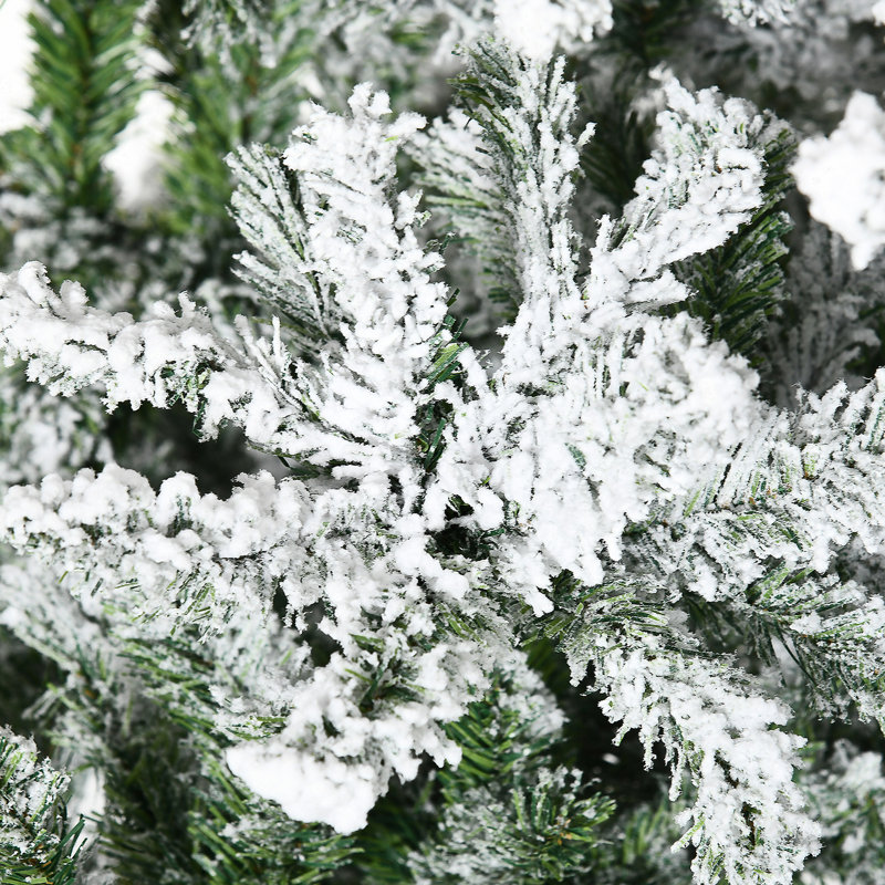 Arbre de Noël artificiel enneigé 9 pi avec branches réalistes, H 8,86 pi