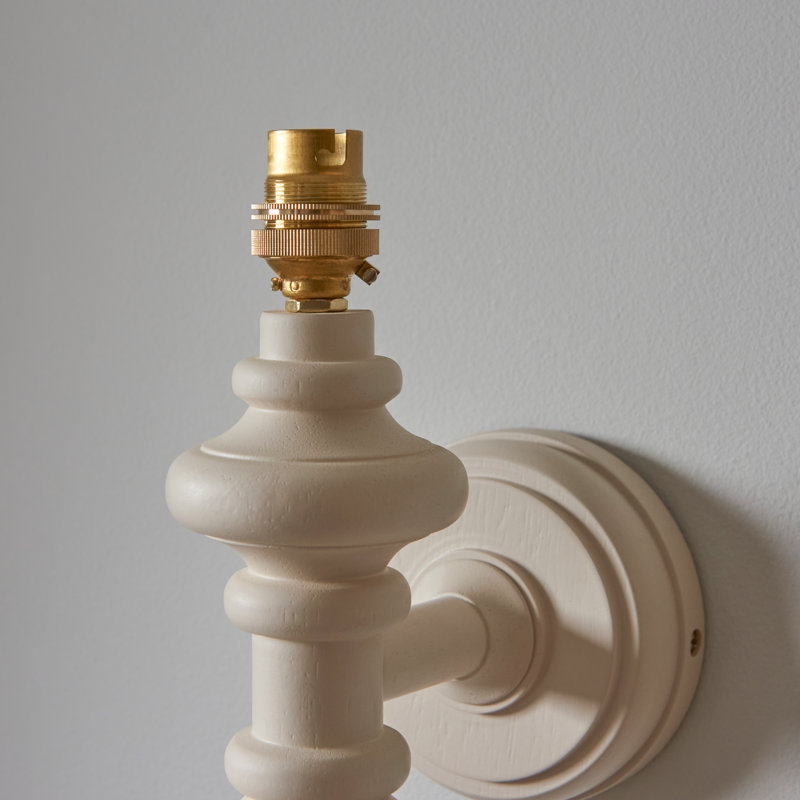 Carnaby Wall Fitting, Almond White
