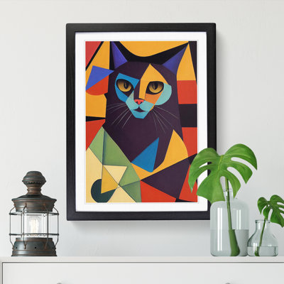 Chancy Cat Cubism Vol.2 - Picture Frame Print