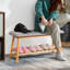 55% Cotton, And 45% Polyester Upholstered Bench
