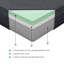 Matelas en mousse viscoélastique infusée de gel de thé vert 11 pouces, gris, matelas dans une boîte-1509228846