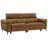 2-Piece Dual Motor Genuine Leather Zero Wall Sofa With Power Headrest-433206767