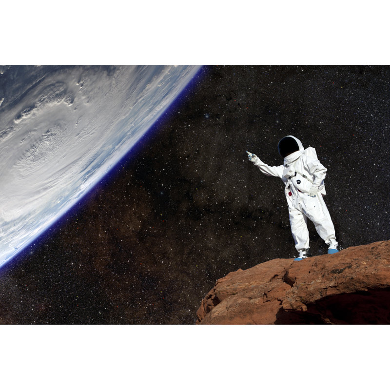 Astronaut on Mars par Inhauscreative, H 8 po x l 12 po