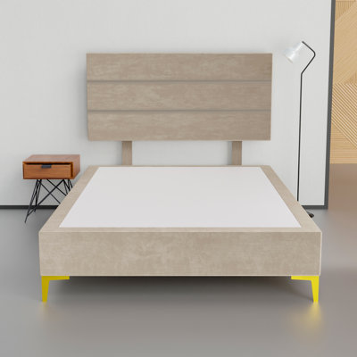 Lit plateforme tapissier Alisiah