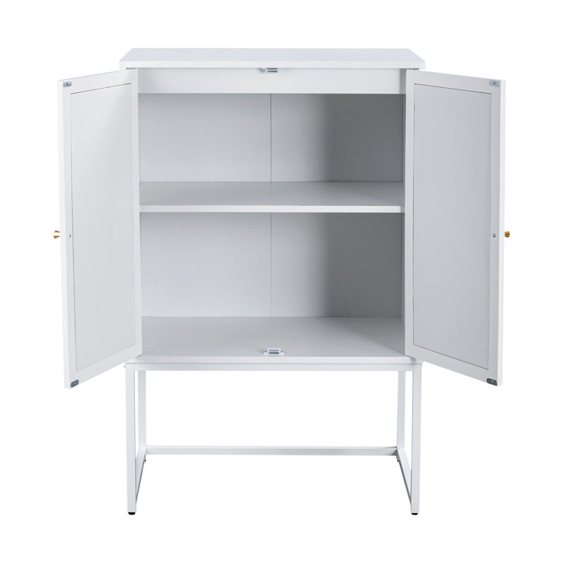 Ranjit 26.8'' Console Table, White, White