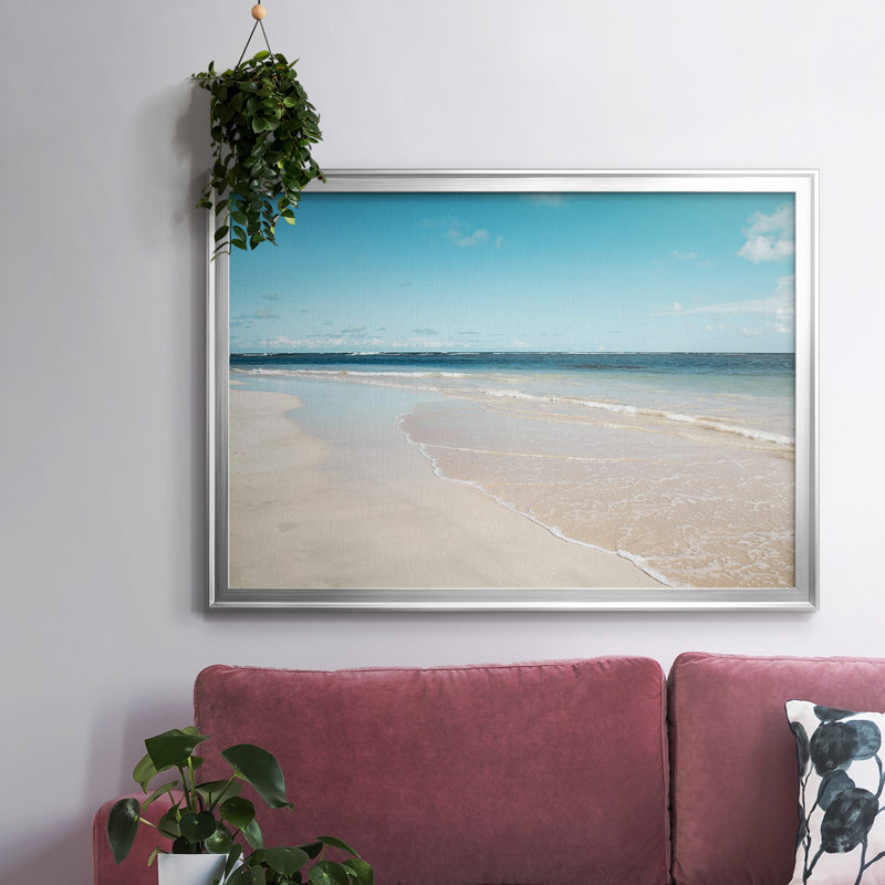 Sugar Sand Beach, reproduction d'art sur toile, H 30 po x l 44 po x P 1,5 po, Argent