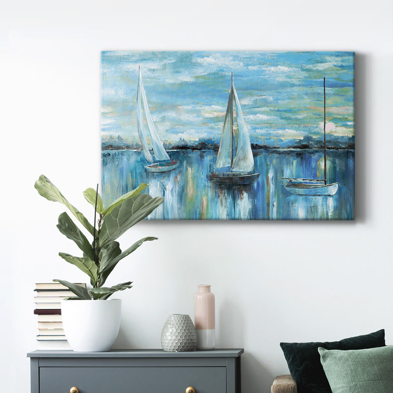«Evening on the Bay», reproduction sur toile tendue, L 12 po x H 8 po