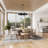 Fleur Oasis 7-Light Dimmable Cluster Chandelier