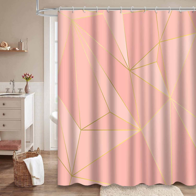Rideau de douche Line Abstract, L 72 po x l 72 po