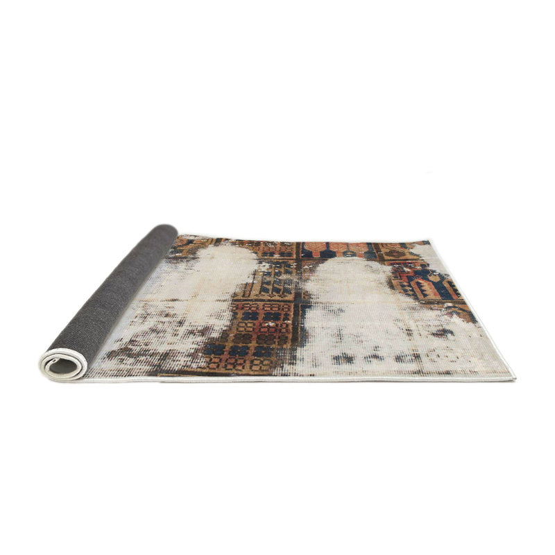Tapis abstrait moderne 981, Rond 7 pi