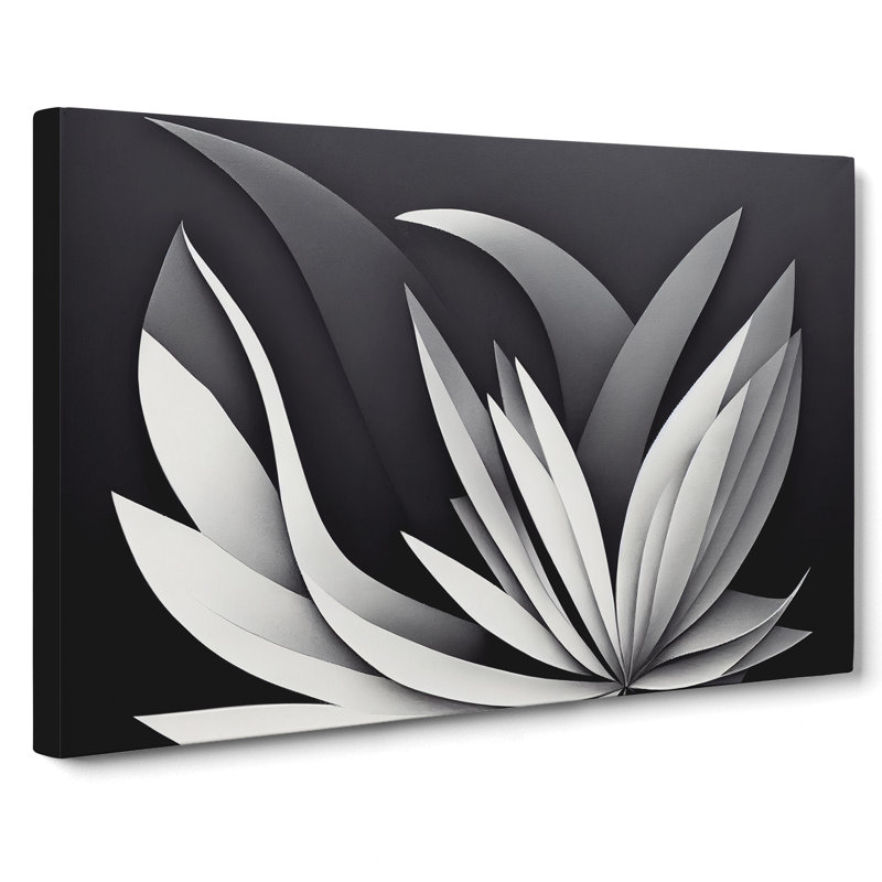 Pretty Floral Art - Wrapped Canvas, 35cm H x 50cm W