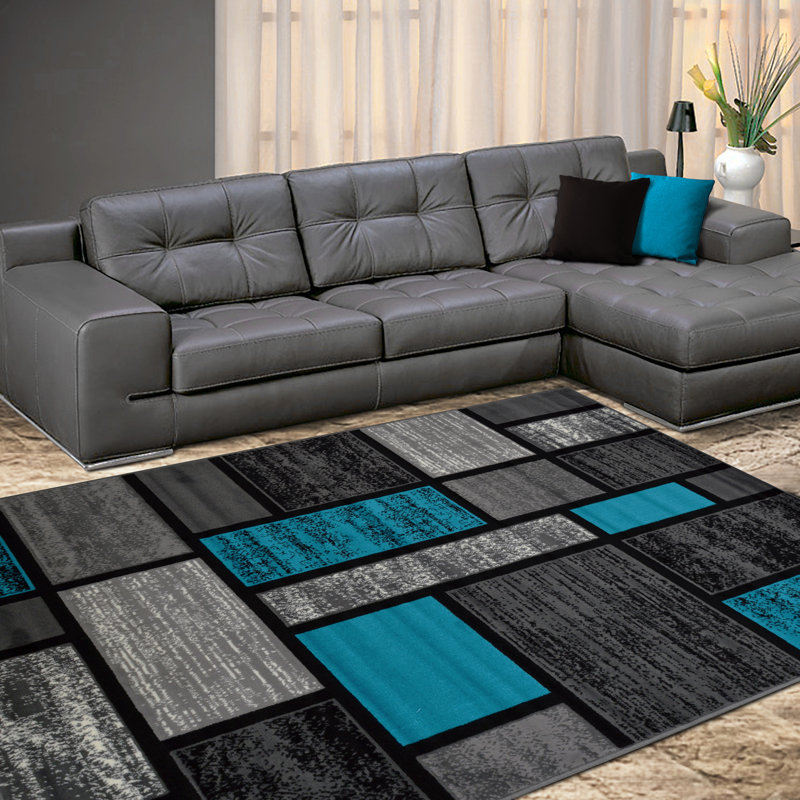 Lorccan Geometric Indoor Rug, Rectangle 5'2" x 7'