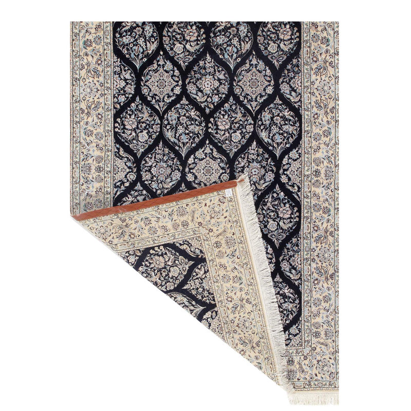 Moroccan Area Rug in Navy Blue