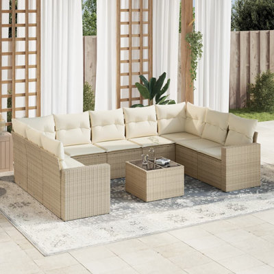 Ensemble de canapé de jardin Vidaxl