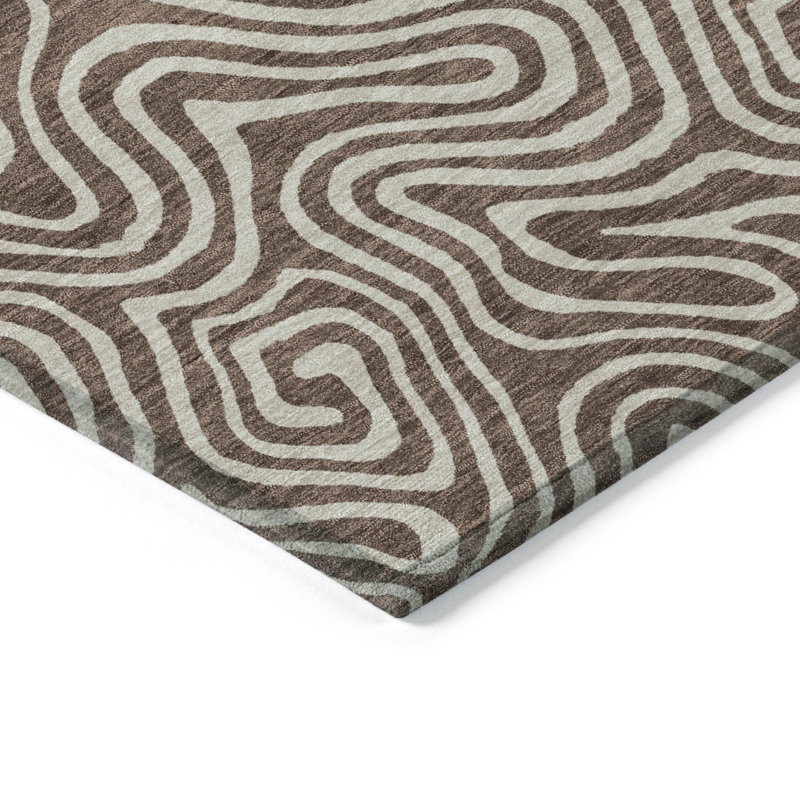  Machine Washable Indoor/Outdoor Chayden ACN1030 Rug, Rectangle 1'8" x 2'6"