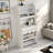 Buffet With Hutch And Foldable Dining Table, Storage Shelves, Side Hooks And A Cabinet With Sliding Doors-102119073