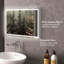 Miroir de salle de bain à intensité variable avec lumières DEL, 3 couleurs et fonction mémoire-1353628992