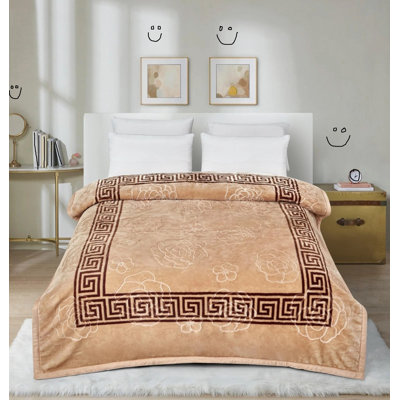 New Stylish Super Soft Thick Warm Reversible Blankets Fleece Faux Fur Mink Throws