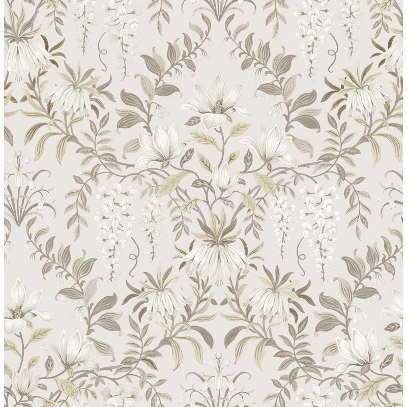 Laura Ashley Parterre Soft Natural Wallpaper