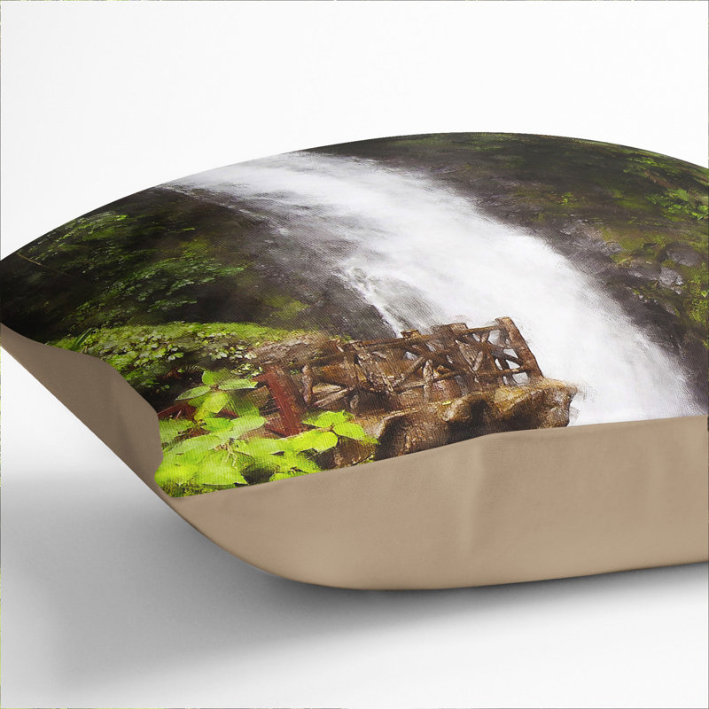Square Cushion, 40cm H x 40cm W x 15cm D, Stone